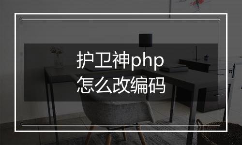 护卫神php怎么改编码