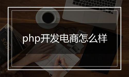 php开发电商怎么样