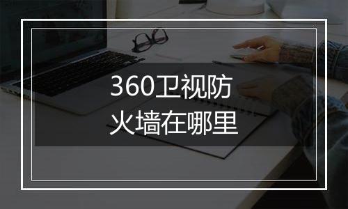 360卫视防火墙在哪里