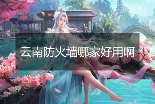 云南防火墙哪家好用啊