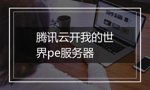 腾讯云开我的世界pe服务器
