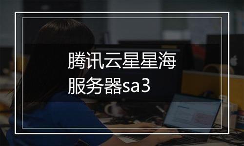 腾讯云星星海服务器sa3