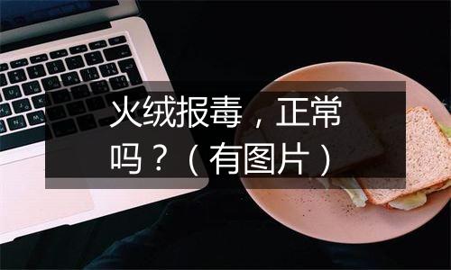 火绒报毒,正常吗?(有图片)