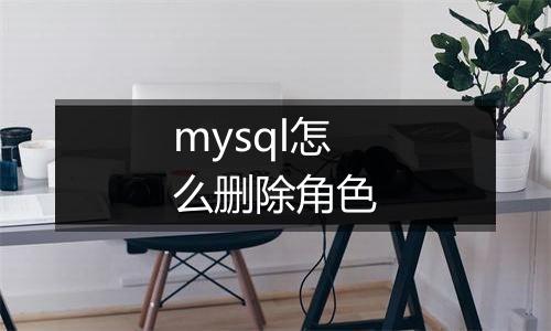 mysql怎么删除角色