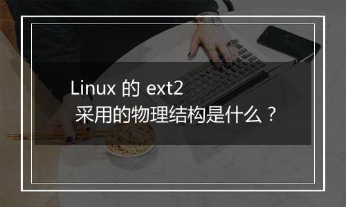 Linux 的 ext2 采用的物理结构是什么?