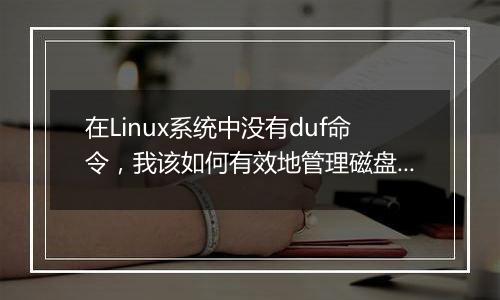 在Linux系统中没有duf命令,我该如何有效地管理磁盘空间?