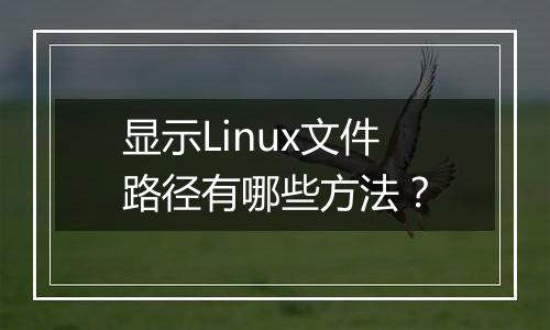 显示Linux文件路径有哪些方法?