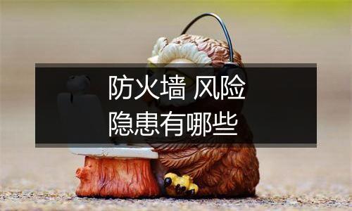 防火墙 风险隐患有哪些