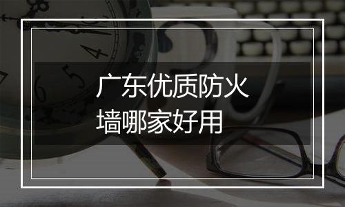 广东优质防火墙哪家好用