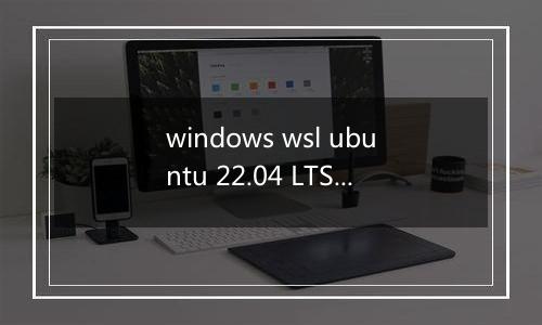 windows wsl ubuntu 22.04 LTS 安装启动报错