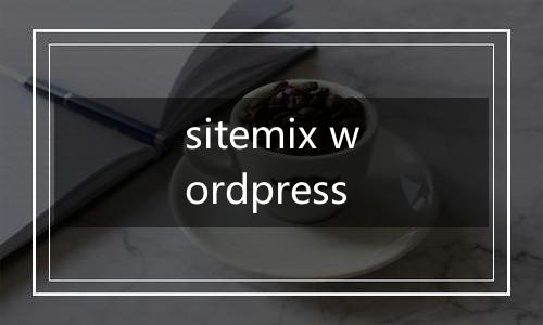 sitemix wordpress