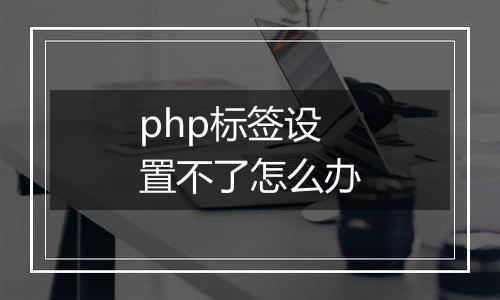 php标签设置不了怎么办