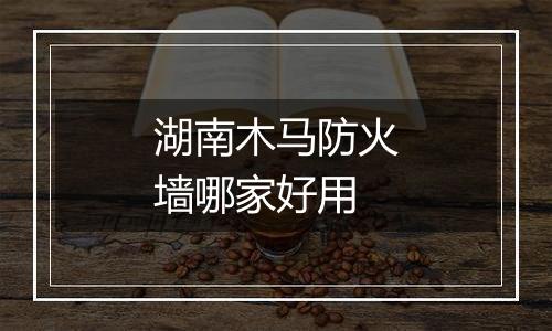 湖南木马防火墙哪家好用