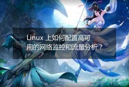 Linux 上如何配置高可用的网络监控和流量分析?
