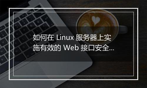 如何在 Linux 服务器上实施有效的 Web 接口安全性策略?