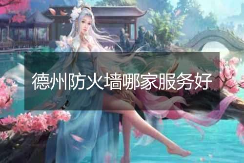 德州防火墙哪家服务好