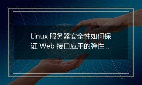 Linux 服务器安全性如何保证 Web 接口应用的弹性?