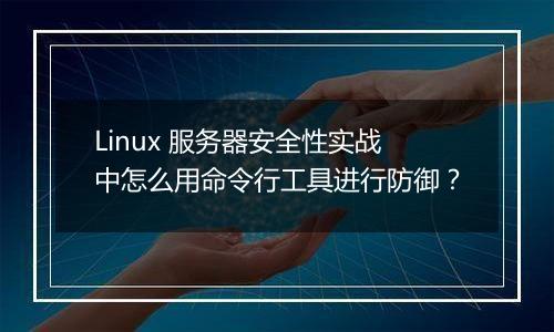 Linux 服务器安全性实战中怎么用命令行工具进行防御?