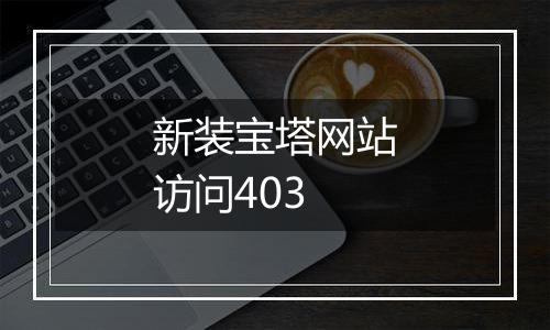 新装宝塔网站访问403
