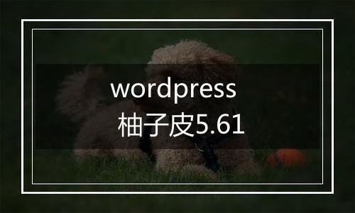wordpress 柚子皮5.61