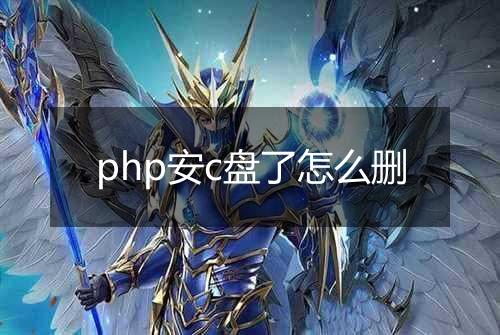 php安c盘了怎么删