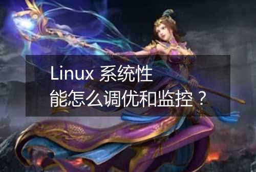 Linux 系统性能怎么调优和监控?