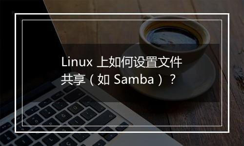 Linux 上如何设置文件共享(如 Samba)?