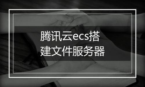 腾讯云ecs搭建文件服务器