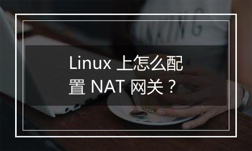 Linux 上怎么配置 NAT 网关?