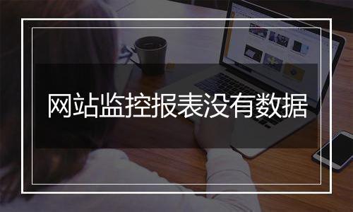 网站监控报表没有数据
