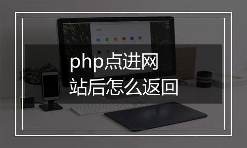 php点进网站后怎么返回