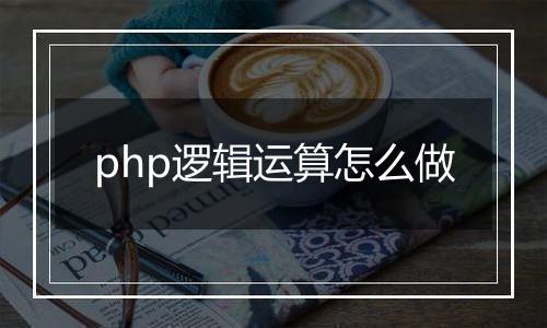 php逻辑运算怎么做