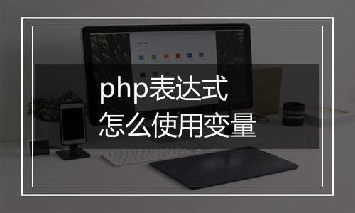 php表达式怎么使用变量