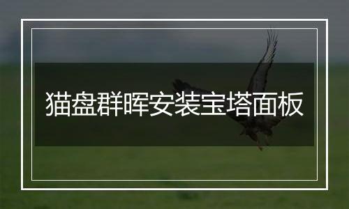 猫盘群晖安装宝塔面板