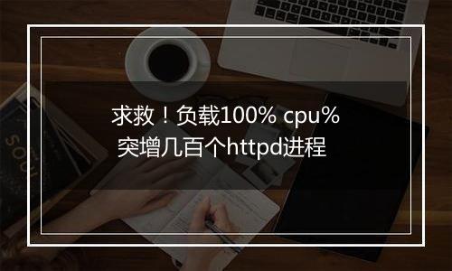求救!负载100% cpu% 突增几百个httpd进程