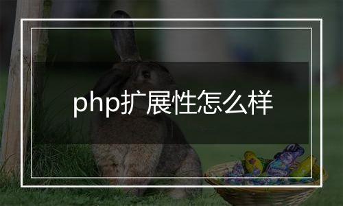 php扩展性怎么样