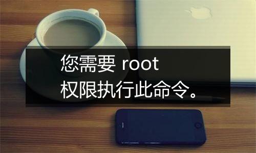 您需要 root 权限执行此命令。