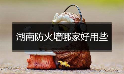 湖南防火墙哪家好用些