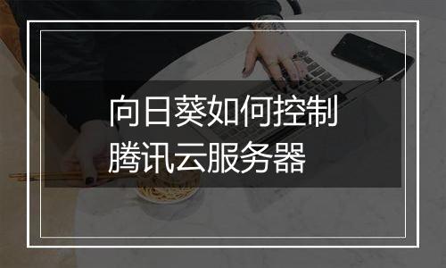 向日葵如何控制腾讯云服务器