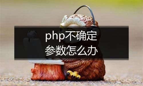 php不确定参数怎么办