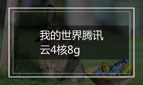 我的世界腾讯云4核8g