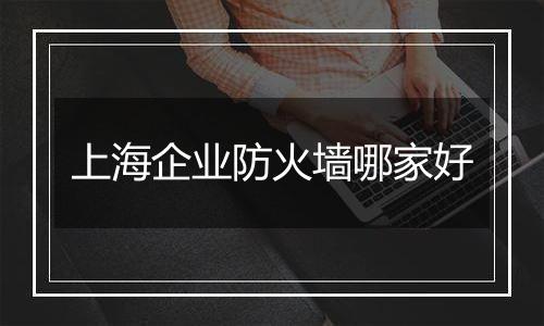 上海企业防火墙哪家好