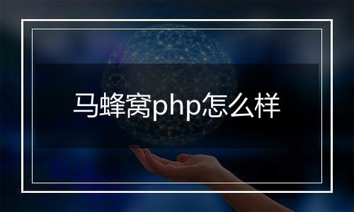 马蜂窝php怎么样