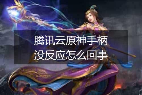 腾讯云原神手柄没反应怎么回事