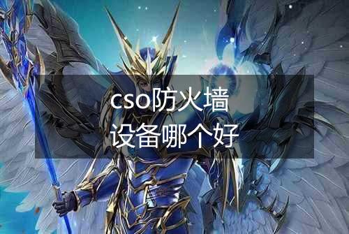 cso防火墙设备哪个好